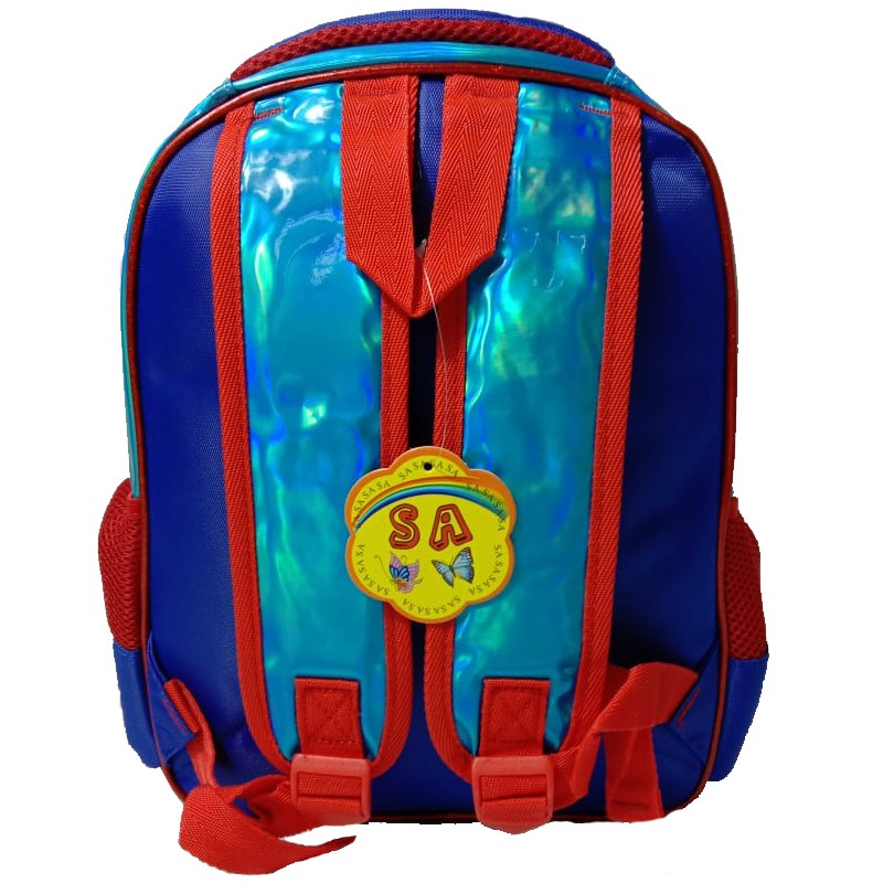 Tas Sequin &amp; Hologram Tas Sekolah Anak SD Tas Anak Laki-laki - Biru