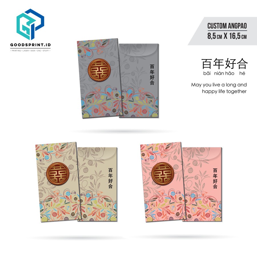 

Angpao Custom / Amplop Weding / Angpao Sangjit Wedding Chinese Custom