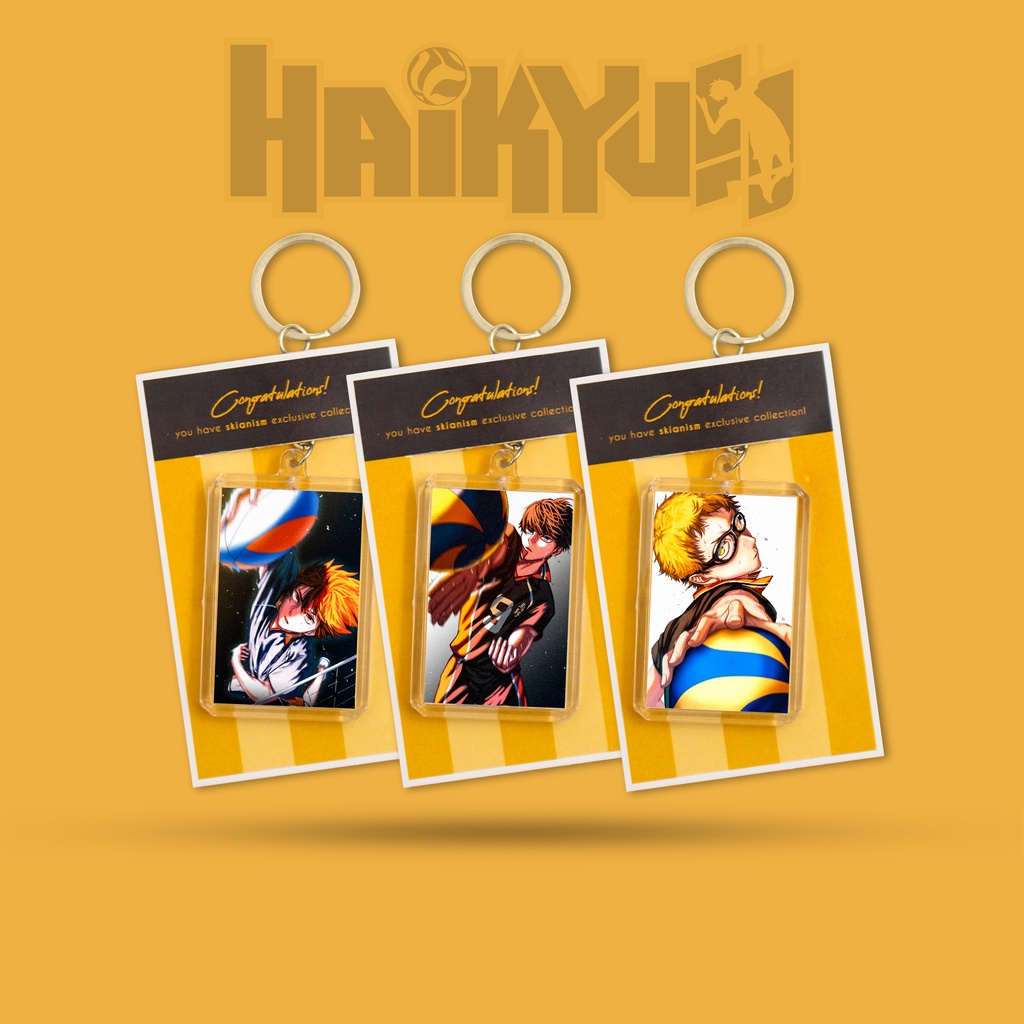 Keychain/Gantungan Kunci Anime Haikyuu Character | Ganci Anime