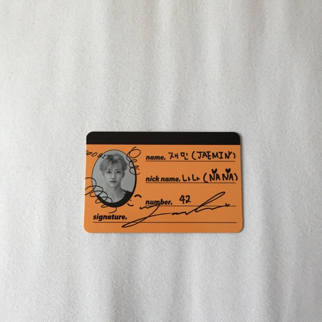 [CREW CARD] CC JAEMIN WE GO UP