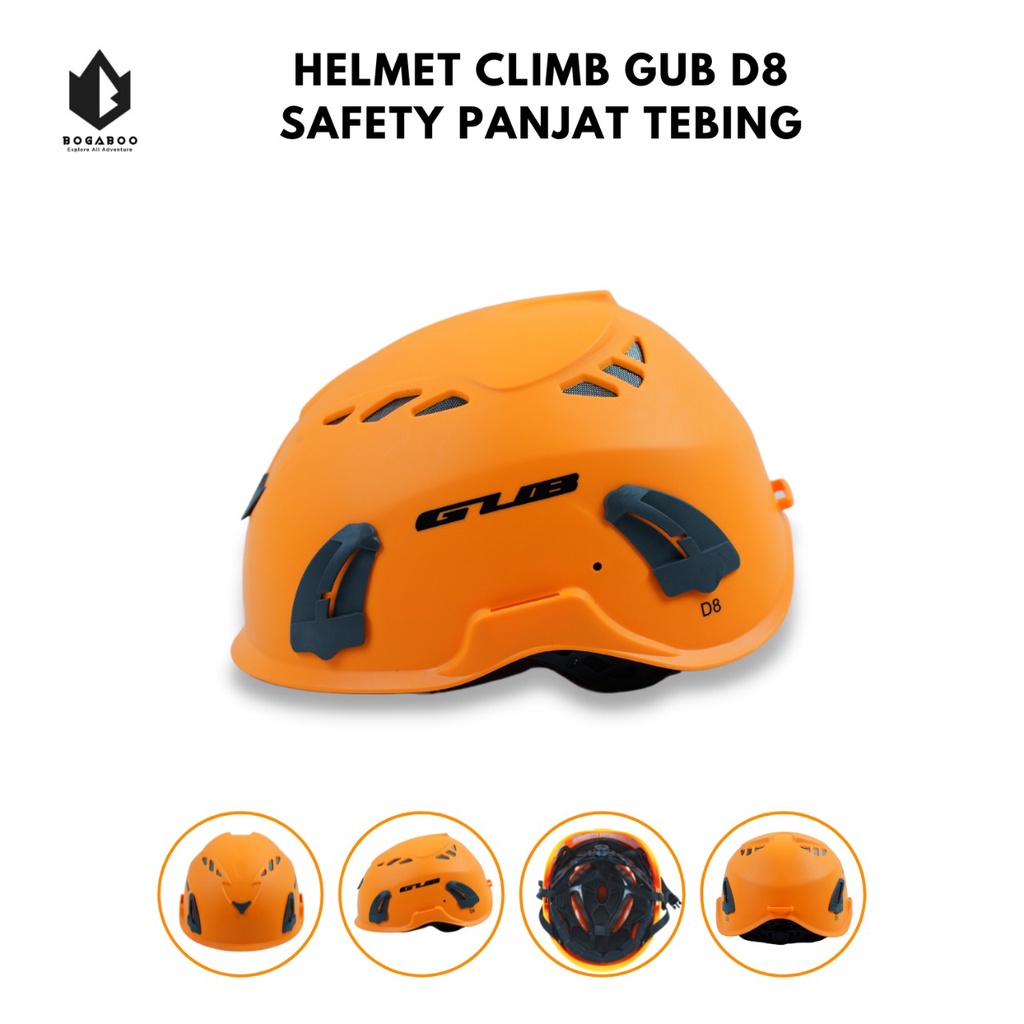 BISA COD Helmet Climbing GUB D8 Helm Safety Panjat Climbing Proyek Sar Rescue Mountaineering Outdoor