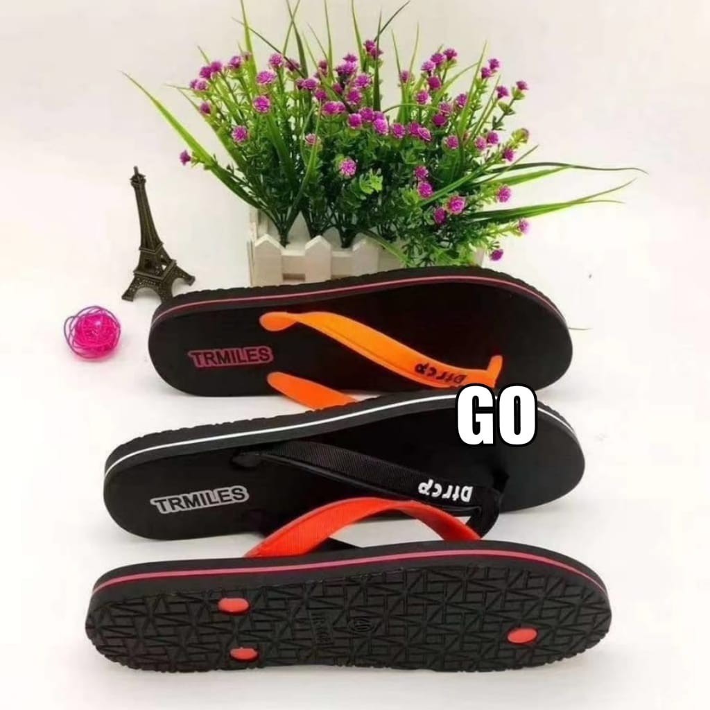 sogo Import DTRCP BLACK Sandal Cowok Murah Japit Casual Teplek Sendal Cowok Flat Jepit