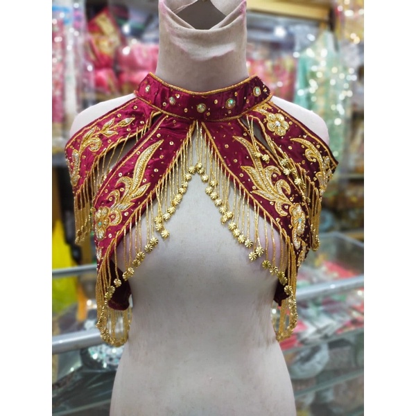 tokah bahu baju pengantin / aksesoris baju pengantin/ tokah bahu minang modern