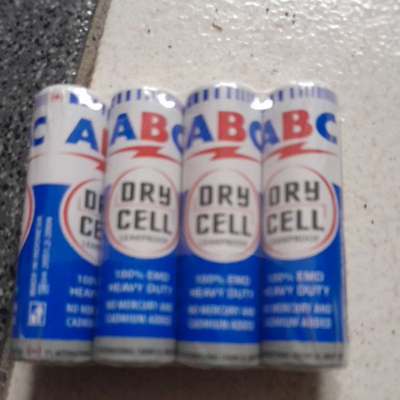 Baterei DRY CELL ABC AA dan AAA