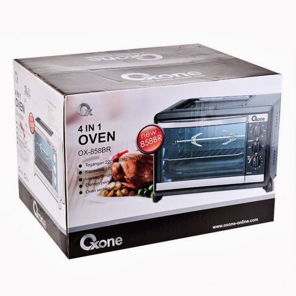 Oxone Oven Listrik 4in1 Oven BBQ &amp; Rottiseries Pick OX-858BR