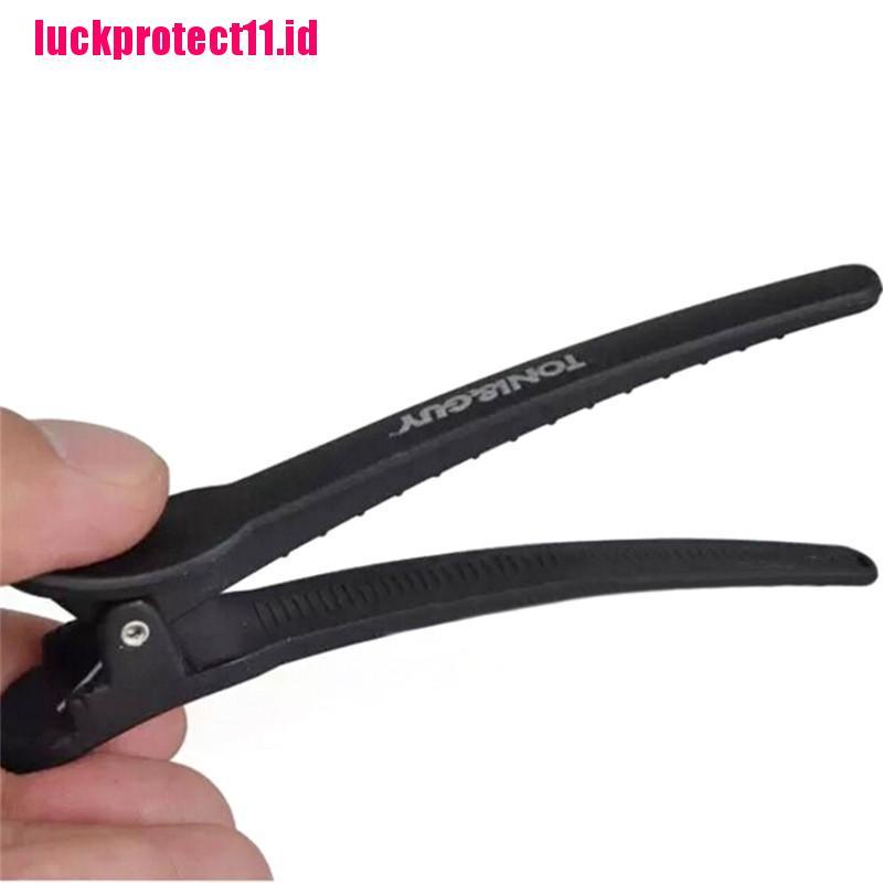 【LUCK】12Pcs Professional Black Matte Hairdressing Salon Sectioning Clamps Hair Clips