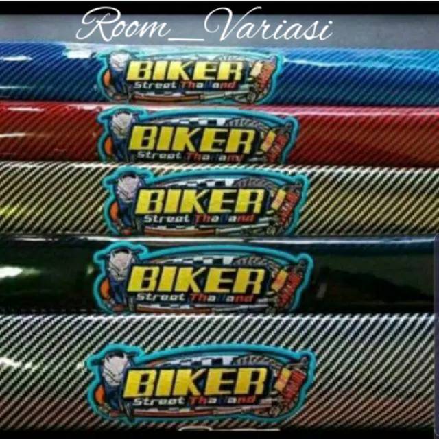 KULIT JOK MOTOR BIKERS CARBON KULIT JOK MOTOR KARBON UNIVERSAL SEMUA JENIS MOTOR