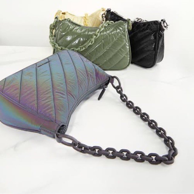 Panelled Chain Crossbody