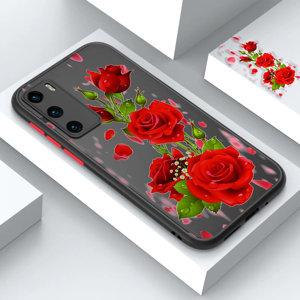 SENTRA CUSTOM - SAMSUNG A02 A32 A52 A72 Case Choice Motif ROSE Soft Case Aero Kesing Case Hp Terbaru