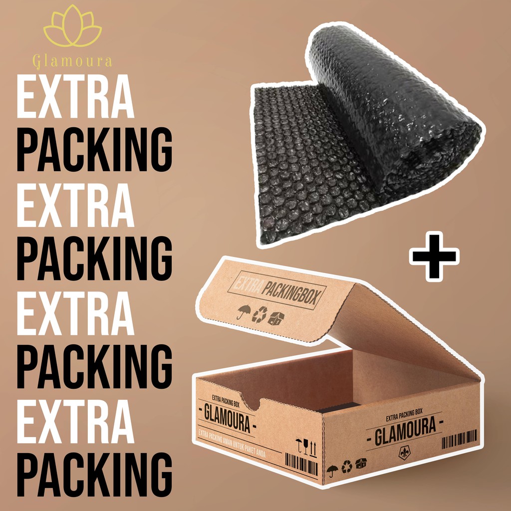 

EXTRA PACKING Bubble Wrap + Box / Kardus