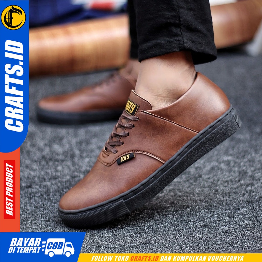 CRAFTS Snepol - Sepatu Pantofel Pria Formal