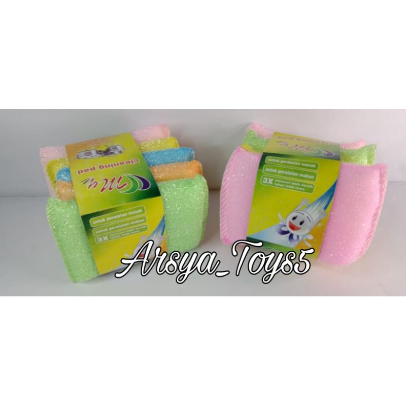 Busa cuci piring Penggeorengan panci dan alat masak lainnya sponge sponge