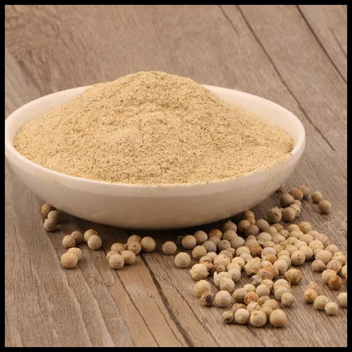 

Pure White Pepper Powder 500Gr/(Grade A) /Bubuk Lada Putih Murni 500Gr