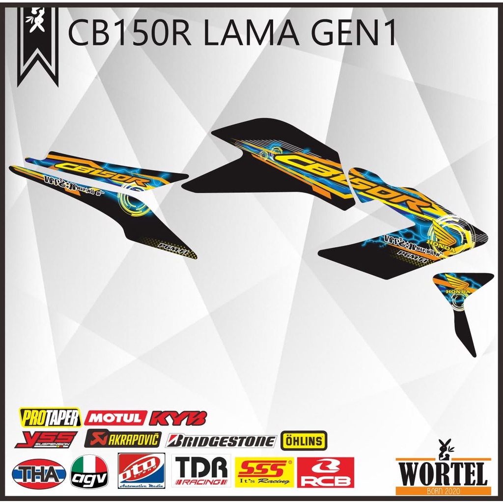 Striping CB 150 R-Sticker Variasi Lis Decal Motor CB150R 2013-2015 Thailook