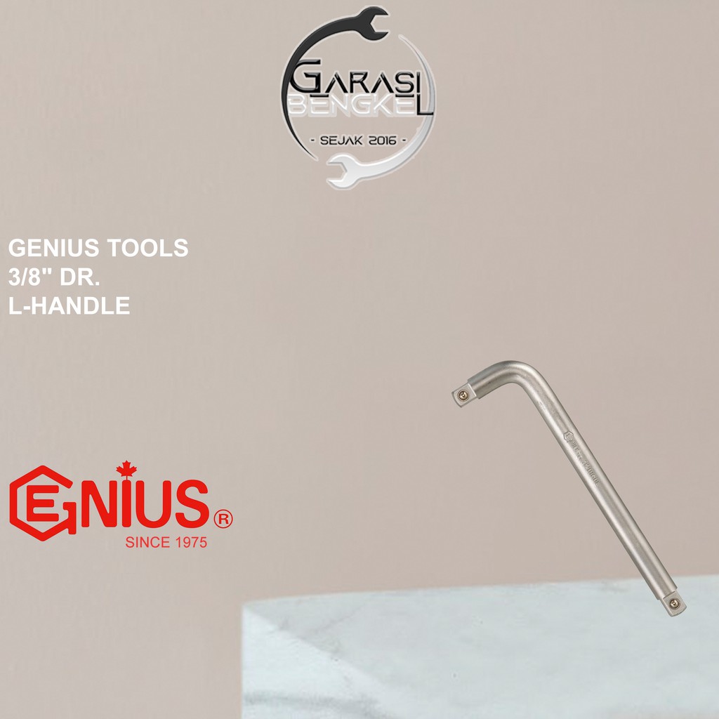 Genius Tools 3/8" Dr. L-Handle - Gagang Shock L