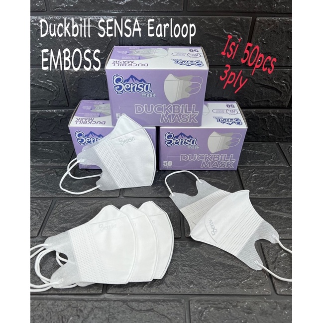 Duckbill SENSA Earloop 3ply isi 50pcs