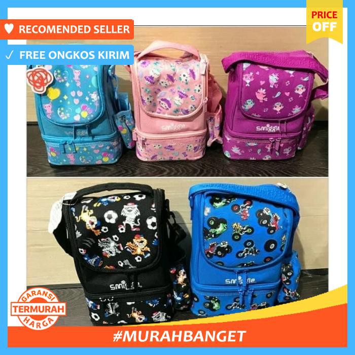 Tas Bekal - Tas Smiggle Merry Strap Lunchbox Original - Bekal