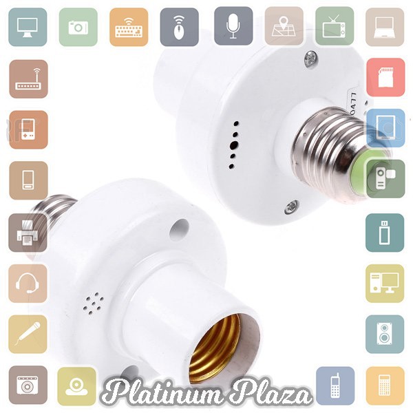 Socket Bohlam E27 220V dengan Remot Kontrol - GNZL168 - White`69JMOW-