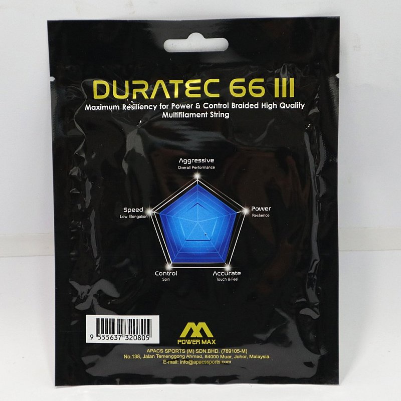 Senar Badminton PowerMax DURATEC 66 III Power Max Original
