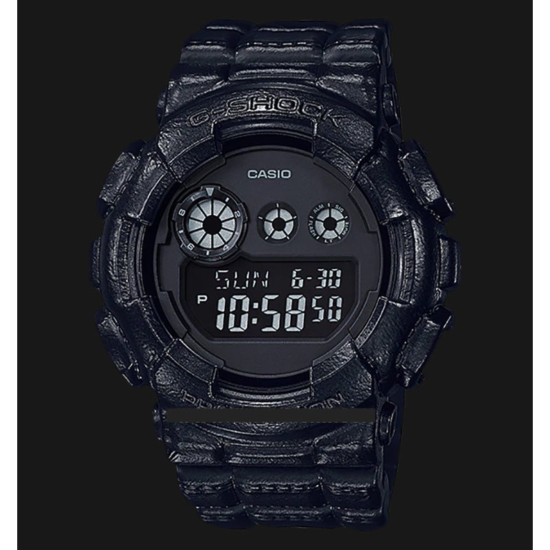 Casio G Shock GD 120BT 1DR Digital Dial Black Resin Strap