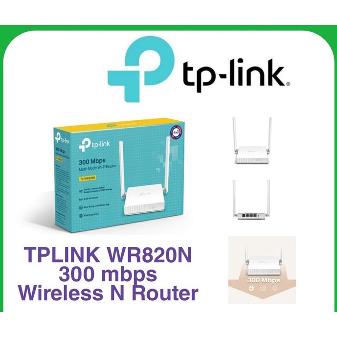 TP Link TL-WR820N 300mbps Wireless N Router 2 Lan Port 2 Antena Garansi Resmi TPLINK