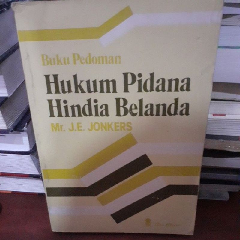 

buku pedoman hukum pidana Hindia Belanda