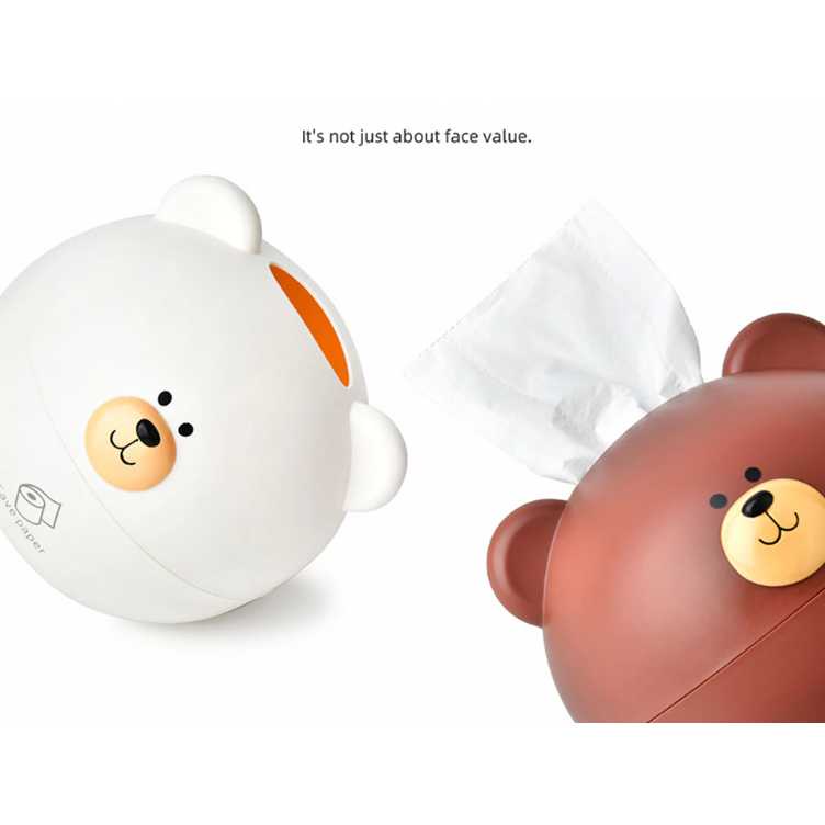 Kotak Tisu Gulung Tissue Roll Box Model Bear