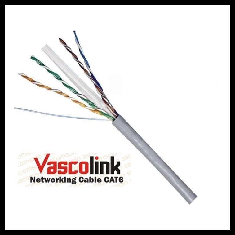 Kabel LAN UTP Cat6 VASCOLINK ORIGINAL ECERAN METERAN