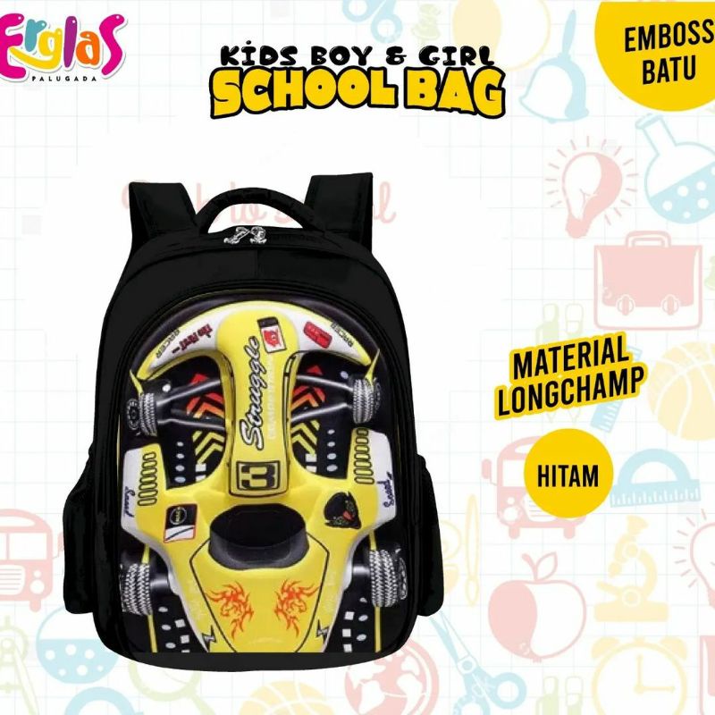 TAS RANSEL EMBOSS ANAK ERGLAS (BRAC928)