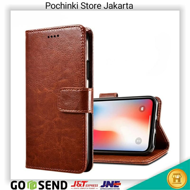 Samsung Galaxy S6 Flat / JC Flip Wallet Leather Case Casing Cover