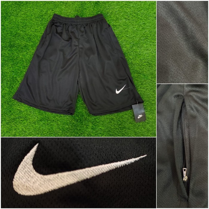 CELANA PENDEK NIKE HITAM RESLETING KANTONG PREMIUM GRADE ORI