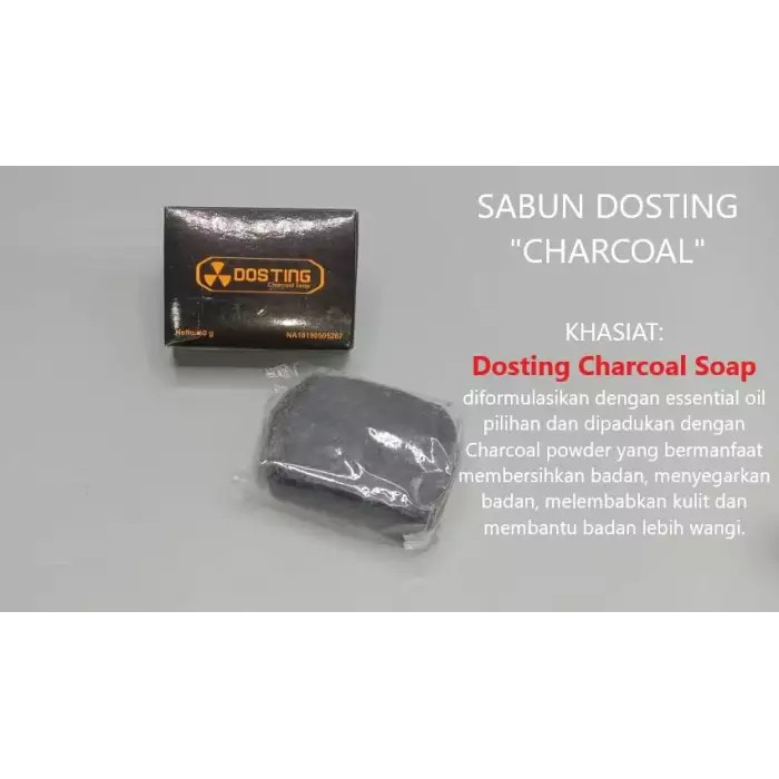 Sabun Dosting hitam / Sabun Dosting Charcoal (BPOM)