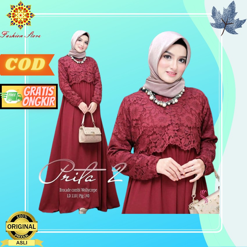 Baju Gamis Muslim Wanita Remaja Syar'i Murah Terbaru Asdf Kekinian 2021