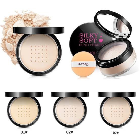 BIOAQUA SILKY SOFT HONEY POWDER / BEDAK BIOAQUA / BEDAK BUBUK BIOAQUA