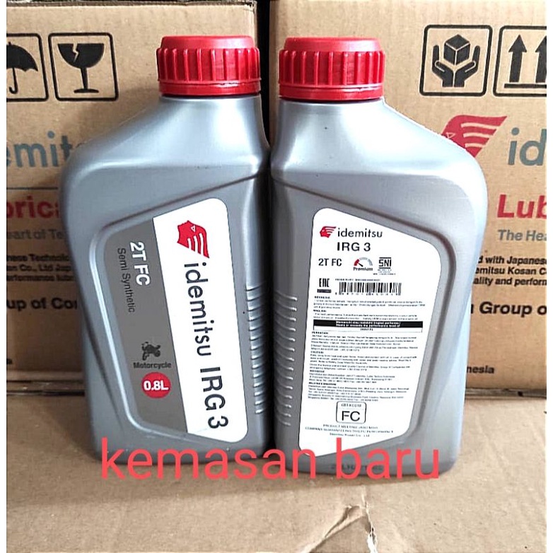 Oli samping idemitsu racing 2 tax 0.8 lt 100 % original untuk oli samping motor 2 tax