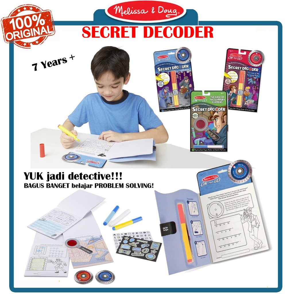 Melissa and doug SECRET DECODER