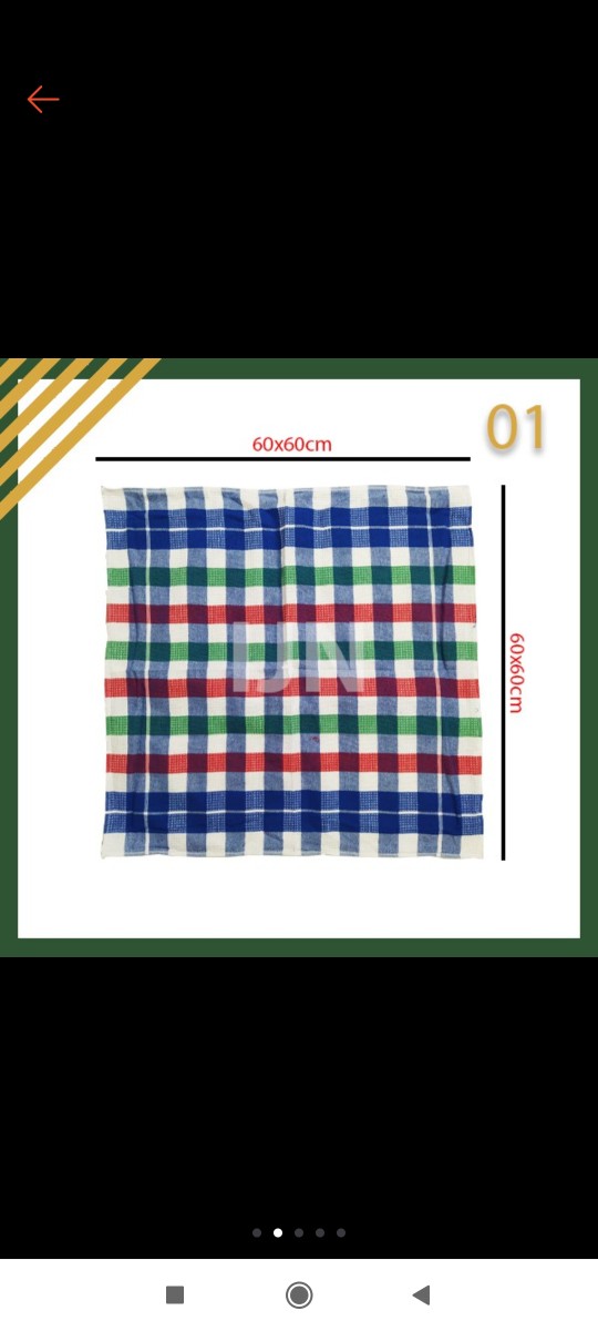 Kain Lap Dapur Piring Meja Jumbo Besar 60x60 | Lap Kotak | Serbet Dapur Serbaguna | Lap Tangan