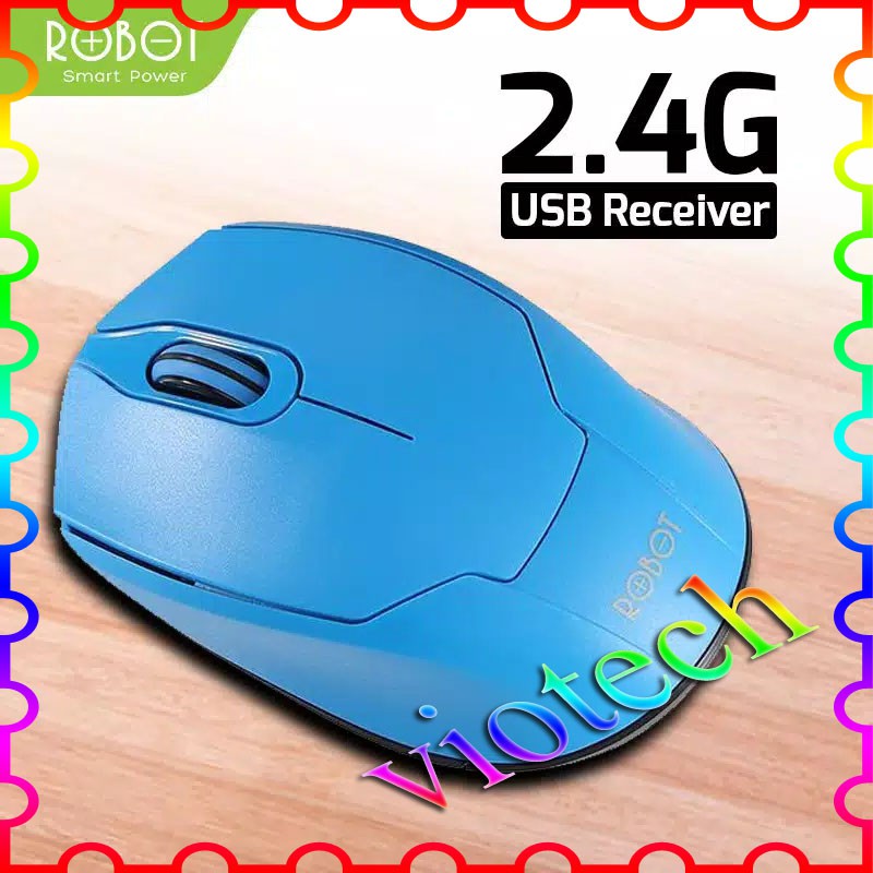 ROBOT M310 Mouse Wireless 2.4GHz original  Garansi Resmi 1 Tahun