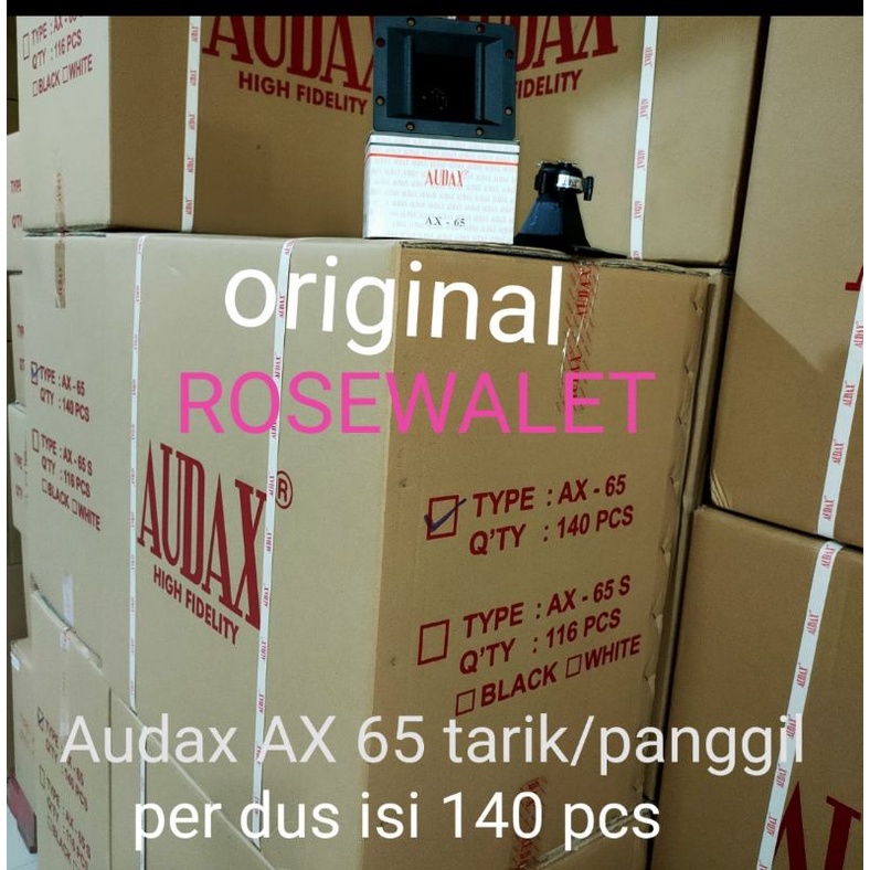 AUDAX AX 65 (PER DUS) TARIK/PANGGIL ORIGINAL