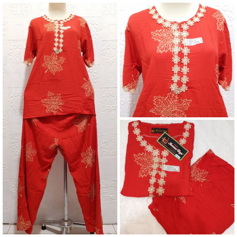 STELAN CELANA KENCANA UNGU CP RENDA || LABEL HITAM