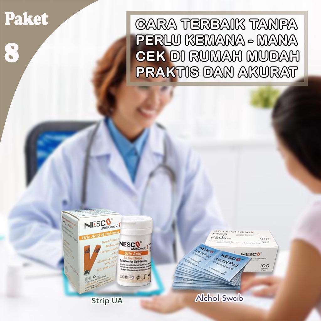 PAKET 8A (STRIP UA + ALCOHOL SWAB)