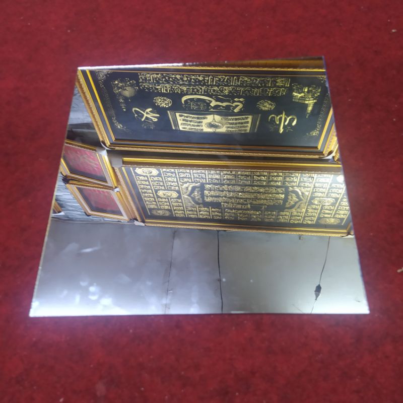 ( Real Kaca )KACA CERMIN PERSEGI TEMPEL DINDING