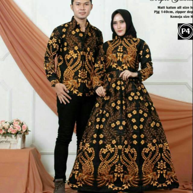 Gamis batik manuk cindrawasih