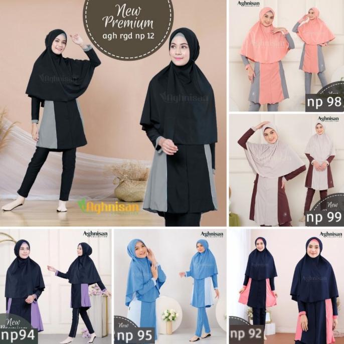 Premium Series - Baju Renang & Diving Wanita Muslimah Syari