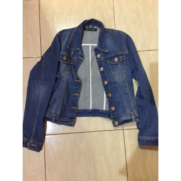 preloved jaket jeans brand C2 Flamoush