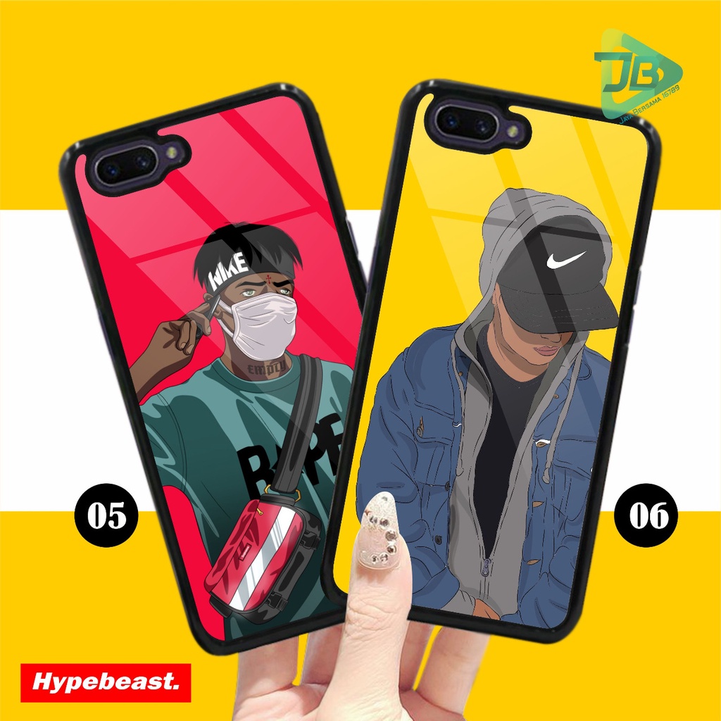 HARDCASE 2D GLOSSY HYPEBEAST OPPO VIVO XIAOMI SAMSUNG REALME IPHONE ALL TYPE JB4693