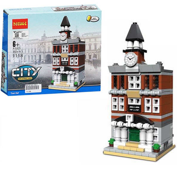 Lego Gedung Decool City Mini Street 392pcs Seri 1118 Aus-1076