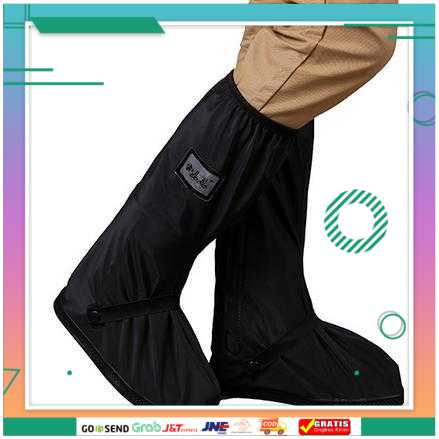 (BISA COD) FTIHSHP Rain Cover Hujan Sepatu dengan Reflektor Cahaya - H-212