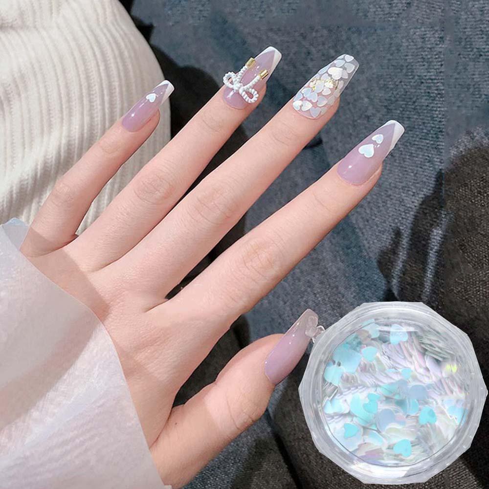 Mxbeauty Nail Art Love Payet Ultra Tipis Glitter Pesona Manikur Aksesoris