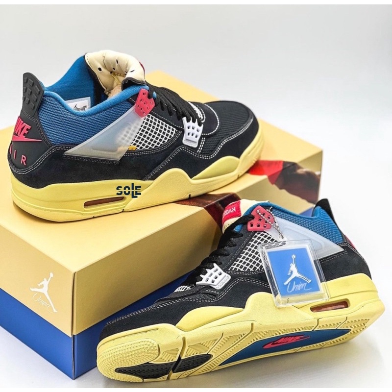 Air Jordan 4 x Union LA Off Noir